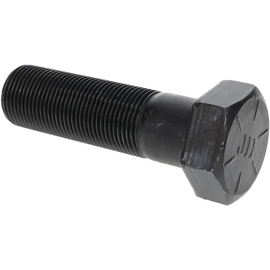 Value Collection 451017BR Hex Head Cap Screw 1-1/8-12, 4" Length Under Head, Grade 8 Steel, Bright/Uncoated Finish