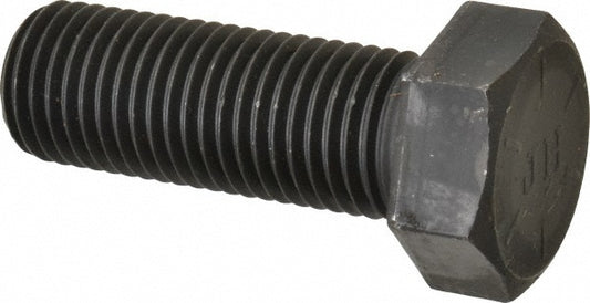 Value Collection 451029BR Hex Head Cap Screw 1-1/4-7, 3-1/2" Length Under Head, Grade 8 Steel, Bright/Uncoated Finish