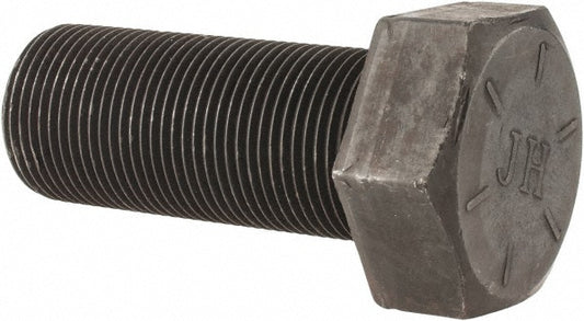 Value Collection 451041BR Hex Head Cap Screw 1-1/4-12, 3" Length Under Head, Grade 8 Steel, Bright/Uncoated Finish