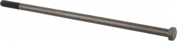 Value Collection 451085PR Hex Head Cap Screw 3/8-24, 10" Length Under Head, Grade 8 Steel, Bright/Uncoated Finish