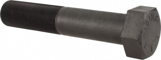 Value Collection 451097BR Hex Head Cap Screw 1-1/2-12, 8" Length Under Head, Grade 8 Steel, Bright/Uncoated Finish