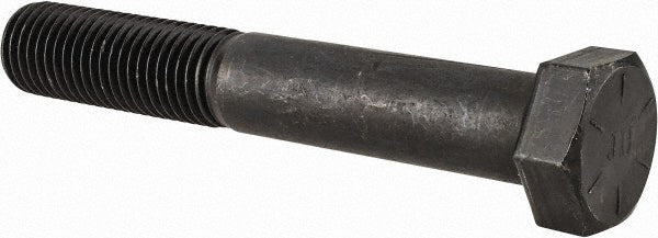 Value Collection 451180BR Hex Head Cap Screw 1-8, 6-1/2" Length Under Head, Grade 8 Steel, Bright/Uncoated Finish