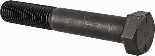 Value Collection 451180BR Hex Head Cap Screw 1-8, 6-1/2" Length Under Head, Grade 8 Steel, Bright/Uncoated Finish