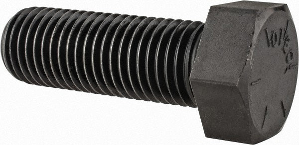 Value Collection 451651BR Hex Head Cap Screw 1-3/8-6, 4" Length Under Head, Grade 8 Steel, Bright/Uncoated Finish