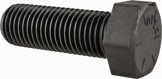 Value Collection 451651BR Hex Head Cap Screw 1-3/8-6, 4" Length Under Head, Grade 8 Steel, Bright/Uncoated Finish