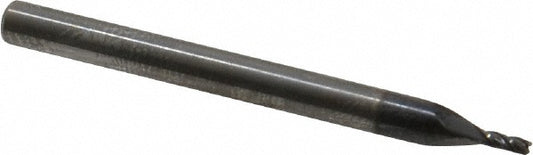 Kyocera SGS Precision Tools 30193 Square End Mill 0.0469" Dia, 0.1094" LOC, 4 Flute, Solid Carbide