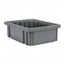 Quantum Storage DG91035GY Polypropylene Dividable Storage Tote 50 lb Capacity