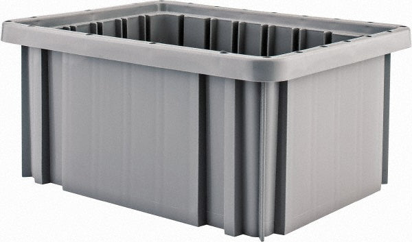 Quantum Storage DG91050GY Polypropylene Dividable Storage Tote 50 lb Capacity