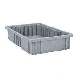 Quantum Storage DG92035GY Polypropylene Dividable Storage Tote 75 lb Capacity