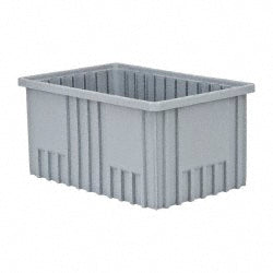 Quantum Storage DG92080GY Polypropylene Dividable Storage Tote 75 lb Capacity