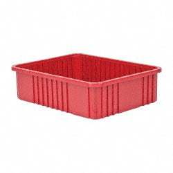Quantum Storage DG93060RD Polypropylene Dividable Storage Tote 100 lb Capacity