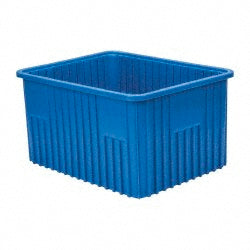 Quantum Storage DG93120BL Polypropylene Dividable Storage Tote 22-1/2" Long, 17-1/2" Wide. 12" Height, 100 lb Capacity