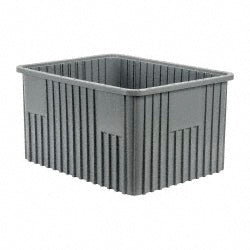 Quantum Storage DG93120GY Polypropylene Dividable Storage Tote 100 lb Capacity