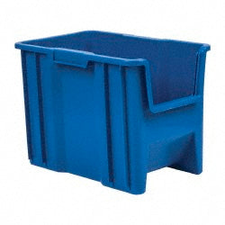 Quantum Storage QGH600BL Plastic Hopper Stacking Bin Blue