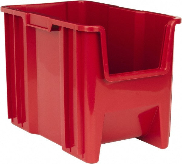 Quantum Storage QGH600RD Plastic Hopper Stacking Bin Red