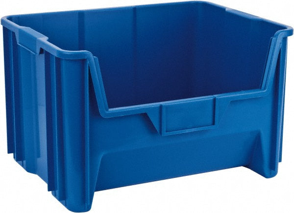 Quantum Storage QGH700BL Plastic Hopper Stacking Bin Blue