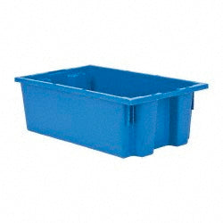 Quantum Storage SNT180BLCS Polyethylene Storage Tote 75 lb Capacity