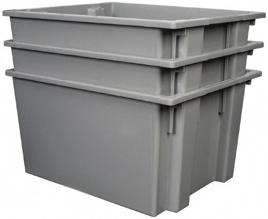 Quantum Storage SNT230GYCS Polyethylene Storage Tote 100 lb Capacity