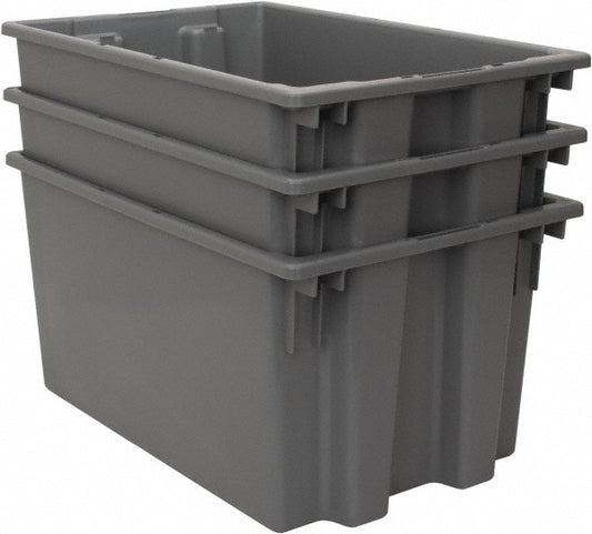 Quantum Storage SNT240GYCS Polyethylene Storage Tote 100 lb Capacity