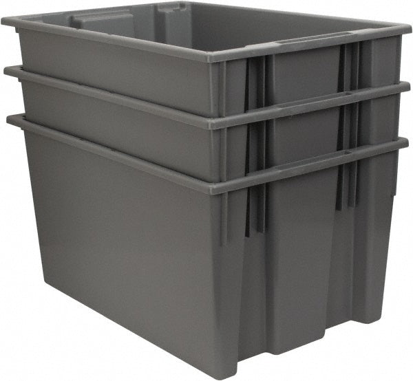 Quantum Storage SNT300GYCS Polyethylene Storage Tote 100 lb Capacity