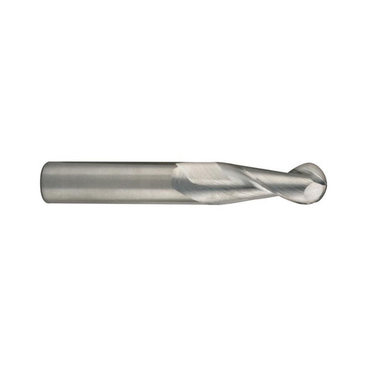 Kyocera SGS Precision Tools 34671 Ball End Mill 0.25" Dia, 0.75" LOC, 2 Flute, Solid Carbide