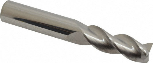 Kyocera SGS Precision Tools 34777 Corner Radius End Mill 3/8" Dia, 1" LOC, 0.03" Radius, 3 Flutes, Solid Carbide