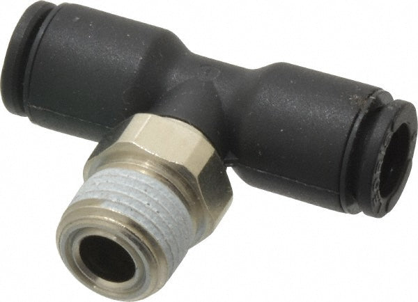 Legris 3108 06 11 Push-To-Connect Tube to Male NPT Tube Fitting Male Branch Tee, 1/8" Thread