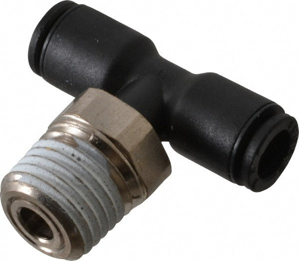 Legris 3108 06 14 Push-To-Connect Tube to Male NPT Tube Fitting Male Branch Tee, 1/4" Thread