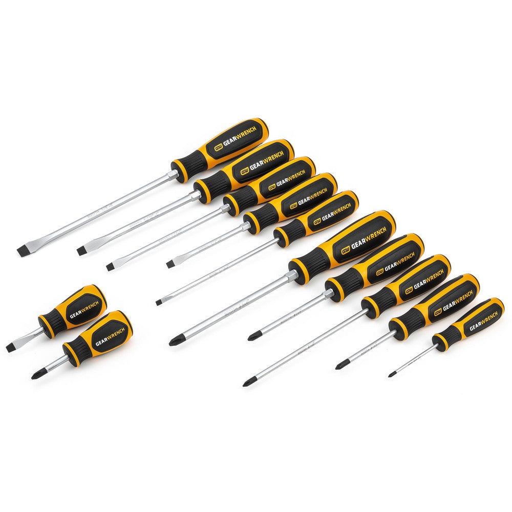 GEARWRENCH 80051H Screwdriver Set 12 Pc, Phillips & Slotted