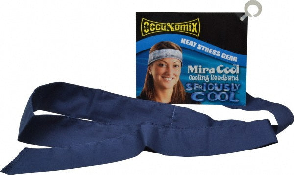OccuNomix 954-018 Cooling Headband Size Universal, Navy Blue, No Slimy Feel & Triple Washed