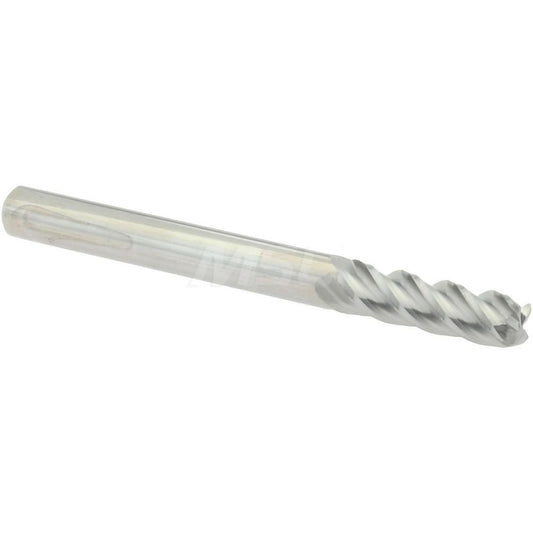 Accupro 86642915 Corner Radius End Mill 3/16" Dia, 5/8" LOC, 0.03" Radius, 4 Flutes, Solid Carbide