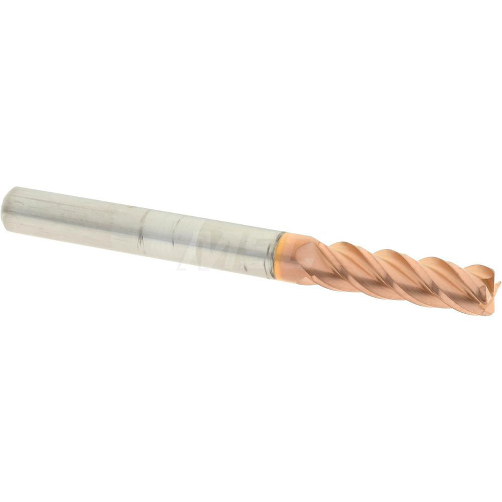 Accupro 86642931 Corner Radius End Mill 3/16" Dia, 5/8" LOC, 0.02" Radius, 4 Flutes, Solid Carbide