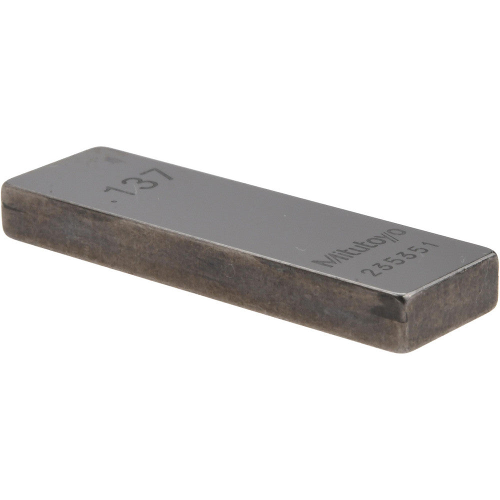 Mitutoyo 611177-531 Rectangle Steel Gage Block 0.137", Grade 0