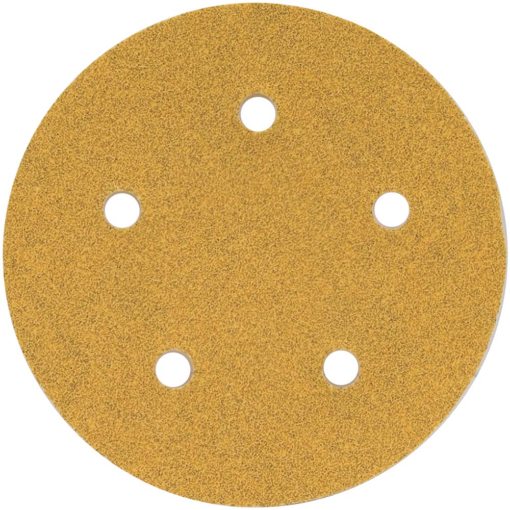 Norton 78072748541 Hook & Loop Disc 5" Dia, 60 Grit, Coated, Aluminum Oxide