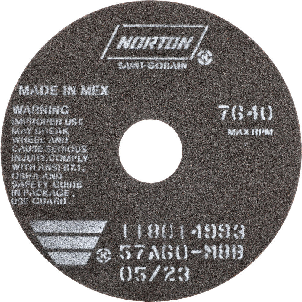 Norton 66252822975 Cut-Off Wheel 6" Dia, 1/16" Thick, 1-1/4" Hole, Aluminum Oxide