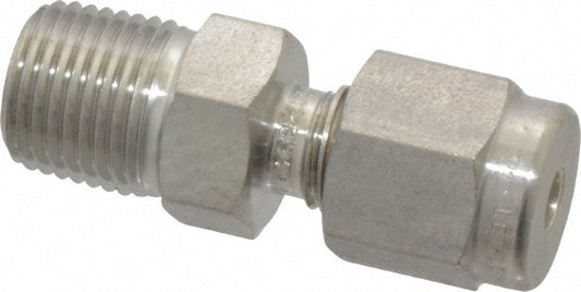 Ham-Let 3001987 Compression Tube Connector 1/8" Thread, Compression x MNPT