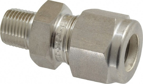 Ham-Let 3002003 Compression Tube Connector 1/8" Thread, Compression x MNPT