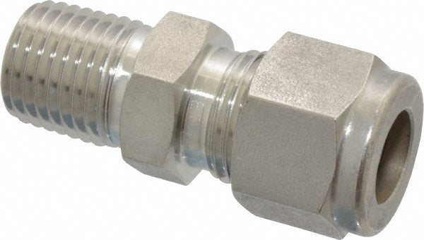 Ham-Let 3002004 Compression Tube Connector 1/4" Thread, Compression x MNPT