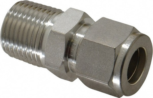 Ham-Let 3002012 Compression Tube Connector 1/2" Thread, Compression x MNPT