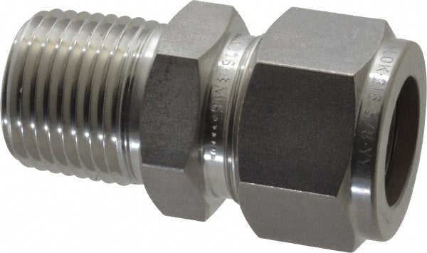 Ham-Let 3002016 Compression Tube Connector 1/2" Thread, Compression x MNPT