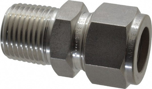 Ham-Let 3002016 Compression Tube Connector 1/2" Thread, Compression x MNPT