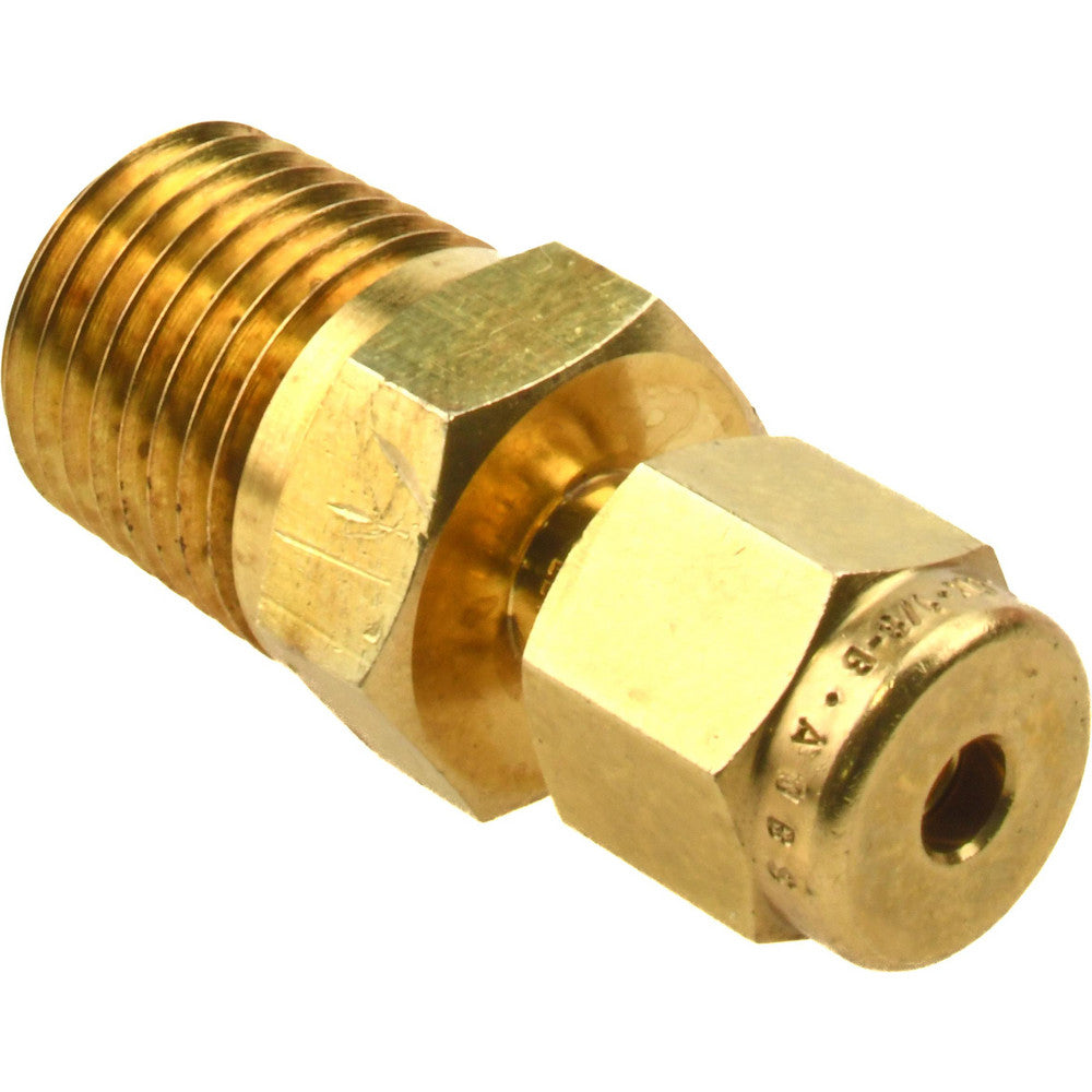 Ham-Let 3102155 Compression Tube Connector 1/4" Thread, Compression x MNPT
