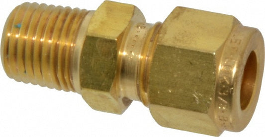 Ham-Let 3102171 Compression Tube Connector 1/4" Thread, Compression x MNPT