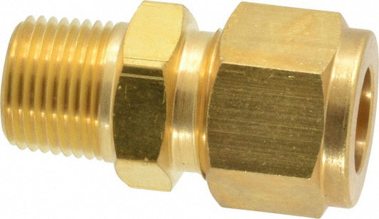 Ham-Let 3102176 Compression Tube Connector 3/8" Thread, Compression x MNPT