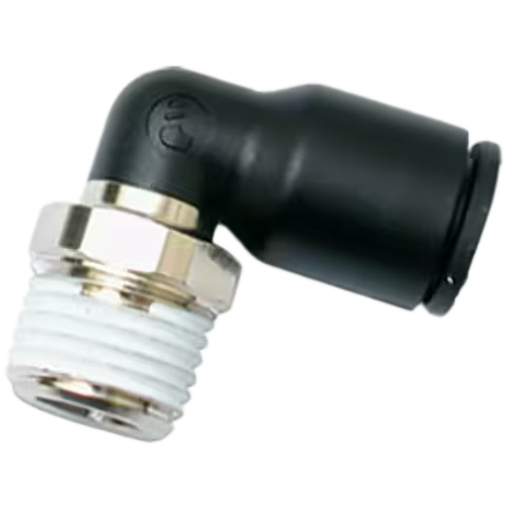 Legris 3109 12 22 Push-To-Connect Tube to Male & Tube to Male NPT Tube Fitting Male Elbow, 1/2" Thread