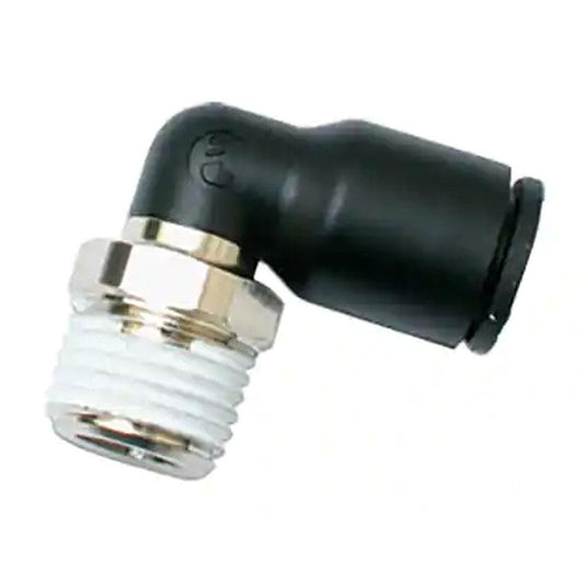 Legris 3109 55 10 Push-To-Connect Tube to Male & Tube to Male BSPT Tube Fitting Male Elbow, 1/8" Thread, 3/16" OD