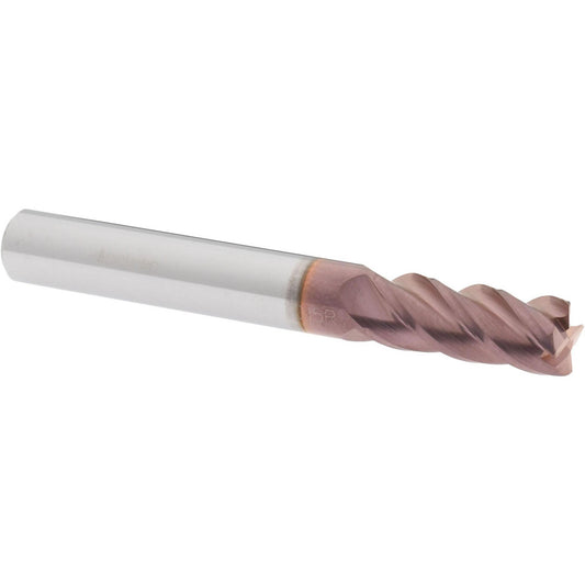 Accupro 86769874 Corner Radius End Mill 5/16" Dia, 3/4" LOC, 0.015" Radius, 4 Flutes, Solid Carbide