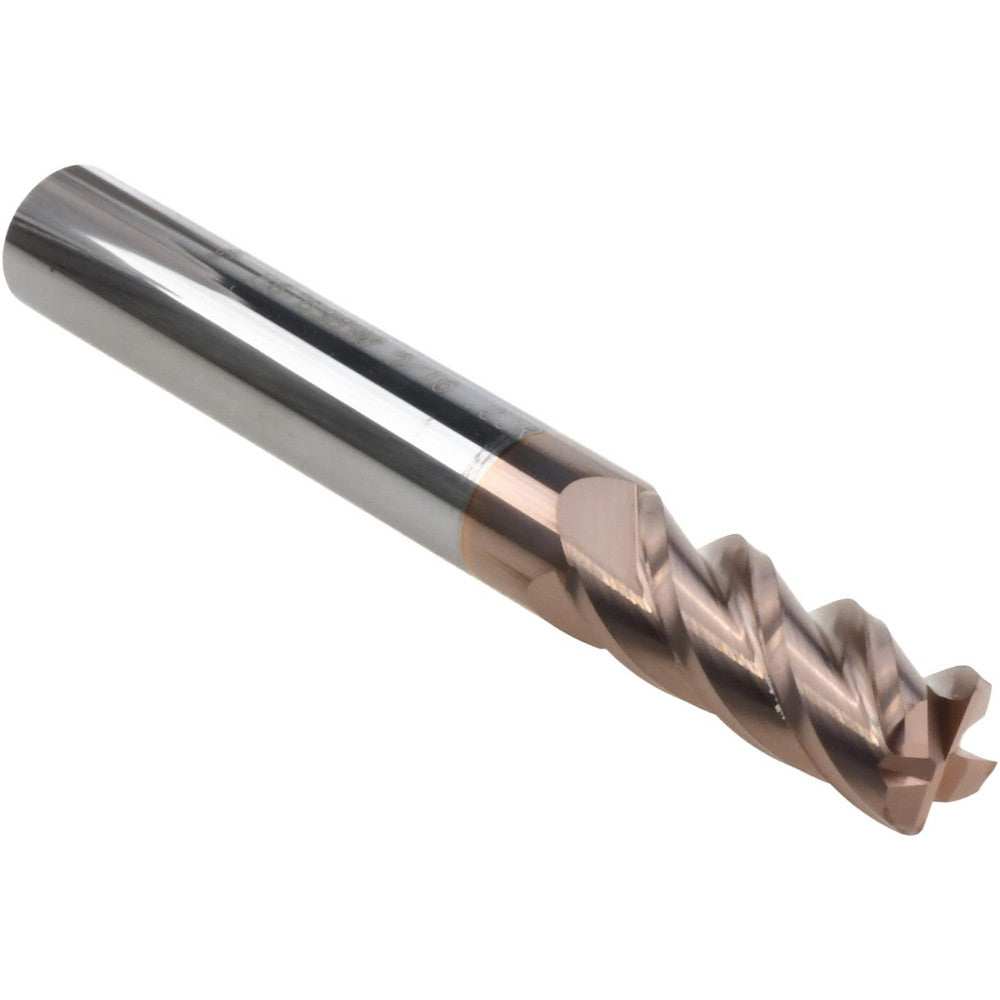 Accupro 86769890 Corner Radius End Mill 5/16" Dia, 3/4" LOC, 0.03" Radius, 4 Flutes, Solid Carbide