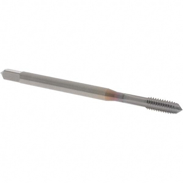 OSG 3110308 Straight Flute Tap #8-32 UNC, 4 Flutes, Modified Bottoming, 2B Class of Fit, Solid Carbide, TiCN Coated