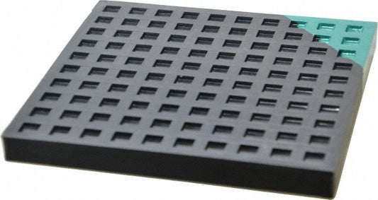 Mason Ind. NI6X6X1/2GRN 6" Long x 6" Wide x 1/2" Thick, Nitrile, Machinery Leveling Pad & Mat